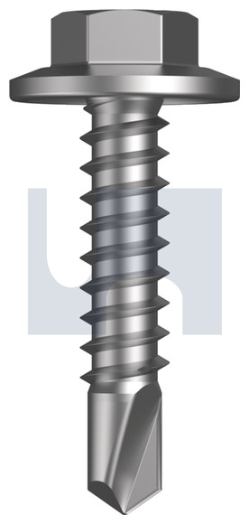 SCREW SDM HEX BARE C4 12-14 X 25 BUSHLAND